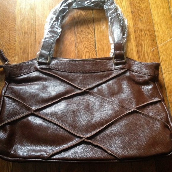 Nyla Noor Leather Soho Tote Cocoa - Picture 4 of 6
